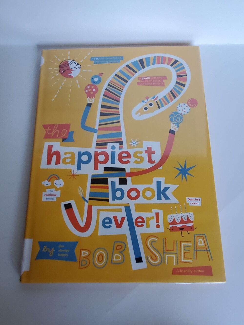 The Happiest Book Ever! By Bob Shea Preowned Hardcover